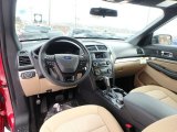 2017 Ford Explorer 4WD Medium Light Camel Interior