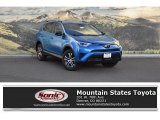 2018 Electric Storm Blue Toyota RAV4 LE #125289217