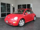 2003 Uni Red Volkswagen New Beetle GLS Coupe #12504249