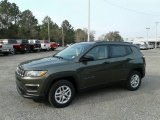2018 Olive Green Pearl Jeep Compass Sport #125325409
