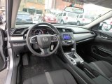 2017 Honda Civic LX Sedan Black Interior
