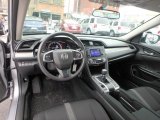 2017 Honda Civic LX Sedan Black Interior