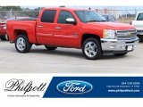 2012 Victory Red Chevrolet Silverado 1500 LT Crew Cab #125373448