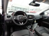 2018 Jeep Compass Trailhawk 4x4 Black/Ruby Red Interior