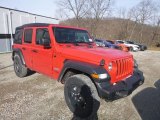 Firecracker Red Jeep Wrangler Unlimited in 2018