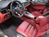 2017 Porsche Macan Turbo Black/Garnet Red Interior