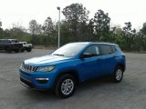 2018 Laser Blue Pearl Jeep Compass Sport #125430149