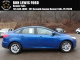 2018 Lightning Blue Ford Focus SE Sedan #125478861
