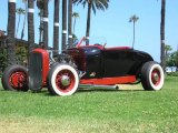 1929 Black/Red Ford Model A Roadster #12521593