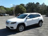 2019 Bright White Jeep Cherokee Latitude #125564081