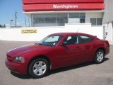 2008 Inferno Red Crystal Pearl Dodge Charger SE #12507164