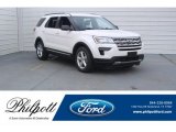 2018 White Platinum Ford Explorer XLT #125563944