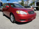 2004 Impulse Red Toyota Corolla LE #125563984