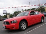 2009 Inferno Red Crystal Pearl Dodge Charger SXT #12500760