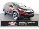 2018 Basque Red Pearl II Honda CR-V EX #125563741