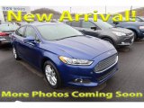2014 Deep Impact Blue Ford Fusion SE EcoBoost #125597974