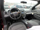 2018 Ford Explorer XLT 4WD Ebony Black Interior