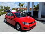 Tornado Red Volkswagen Golf in 2015