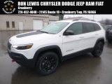 2019 Bright White Jeep Cherokee Trailhawk 4x4 #125644805