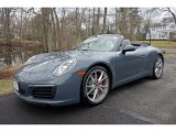 2017 Graphite Blue Metallic Porsche 911 Carrera S Cabriolet #125644800