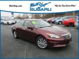 2012 Basque Red Pearl II Honda Accord EX-L V6 Sedan #125666634