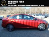 2018 Hot Pepper Red Ford Focus SEL Sedan #125683670