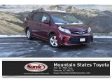 2018 Salsa Red Pearl Toyota Sienna LE #125683609