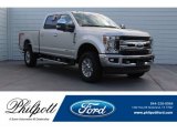 2018 Ingot Silver Ford F250 Super Duty XLT Crew Cab 4x4 #125683745