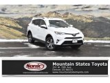 2018 Super White Toyota RAV4 XLE #125710319