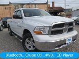 2012 Bright White Dodge Ram 1500 SLT Quad Cab 4x4 #125710311