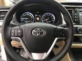 2018 Toyota Highlander Hybrid XLE AWD Steering Wheel