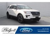 2018 White Platinum Ford Explorer XLT #125710707