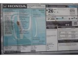 2018 Honda Accord Sport Sedan Window Sticker