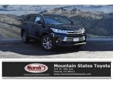 2018 Midnight Black Metallic Toyota Highlander XLE AWD #125775016