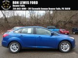 2018 Lightning Blue Ford Focus SE Sedan #125775086