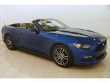 2017 Lightning Blue Ford Mustang EcoBoost Premium Convertible #125814600