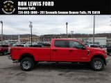 2018 Race Red Ford F350 Super Duty XLT Crew Cab 4x4 #125835920