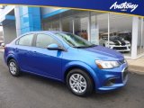 2018 Kinetic Blue Metallic Chevrolet Sonic LS Sedan #125836113