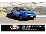 2018 Electric Storm Blue Toyota RAV4 LE #125889581