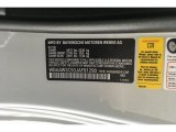 2018 4 Series Color Code for Glacier Silver Metallic - Color Code: A83
