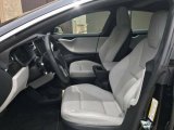 2015 Tesla Model S 85D Grey Interior