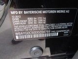 2013 7 Series Color Code for Individual Ruby Black Metallic - Color Code: X03