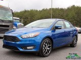 2018 Lightning Blue Ford Focus SE Sedan #125902477