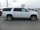 Crystal White Tricoat Cadillac Escalade in 2018