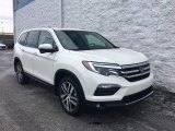 White Diamond Pearl Honda Pilot in 2018