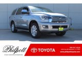 Silver Sky Metallic Toyota Sequoia in 2018