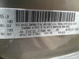 2018 Pacifica Color Code for Molten Silver - Color Code: PTE