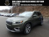 2019 Olive Green Pearl Jeep Cherokee Limited 4x4 #126005004