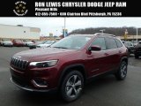 2019 Velvet Red Pearl Jeep Cherokee Limited 4x4 #126004999