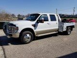 2008 Oxford White Ford F350 Super Duty King Ranch Crew Cab 4x4 Dually #126029130